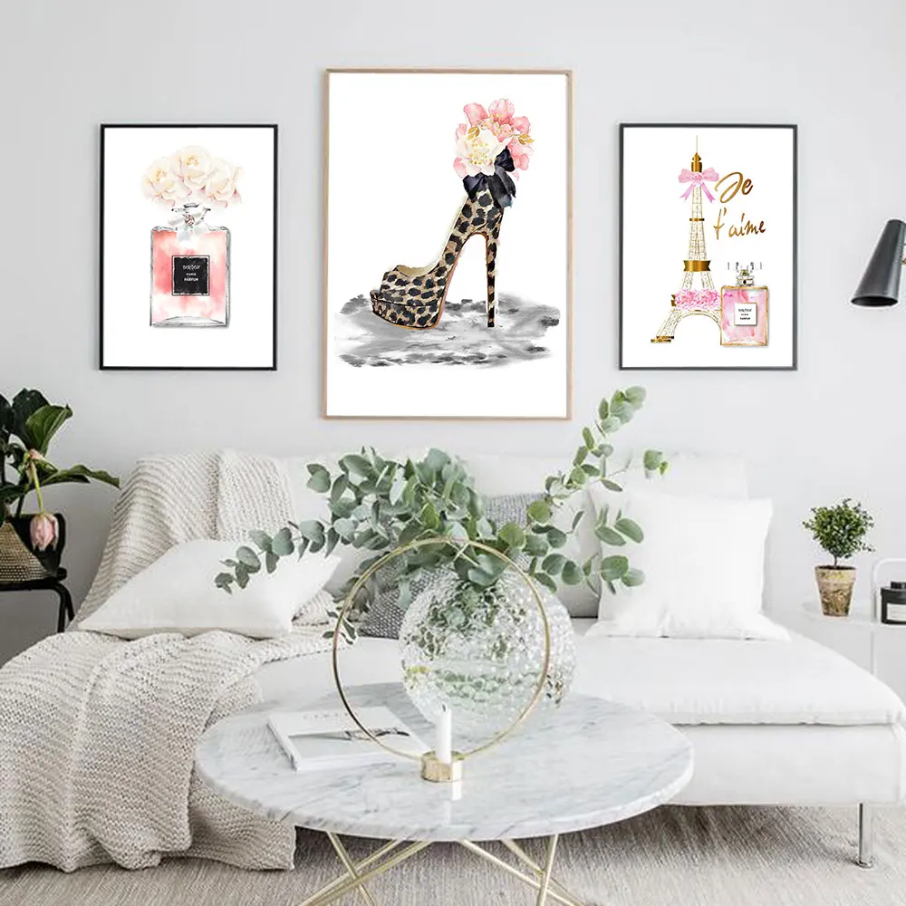Minimalist Modern Poster Perfume Canvas Painting Fashion High Heel Art Print Bedroom Wall Picture For Living Room Home Decor
Minimalist Modern Poster Perfume Canvas Painting Fashion High Heel Art Print Bedroom Wall Picture For Living Room Home Decor
