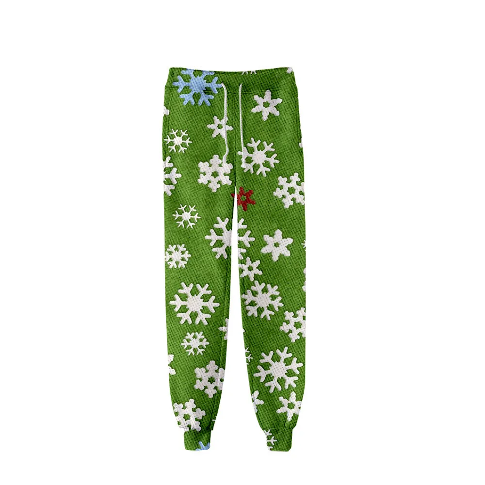 2021 new trendy style Christmas digital color printing 3D fashion casual sports men's and women's trousers
2021 new trendy style Christmas digital color printing 3D fashion casual sports men's and women's trousers