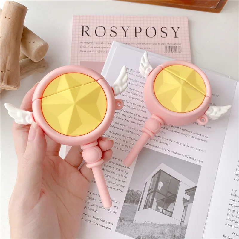 Sakura Japanese Magic 3D Case for AirPods 1 2 Box Soft Silicone Cute Cartoon Wireless Bluetooth Earphone Protect Cover
Sakura Japanese Magic 3D Case for AirPods 1 2 Box Soft Silicone Cute Cartoon Wireless Bluetooth Earphone Protect Cover