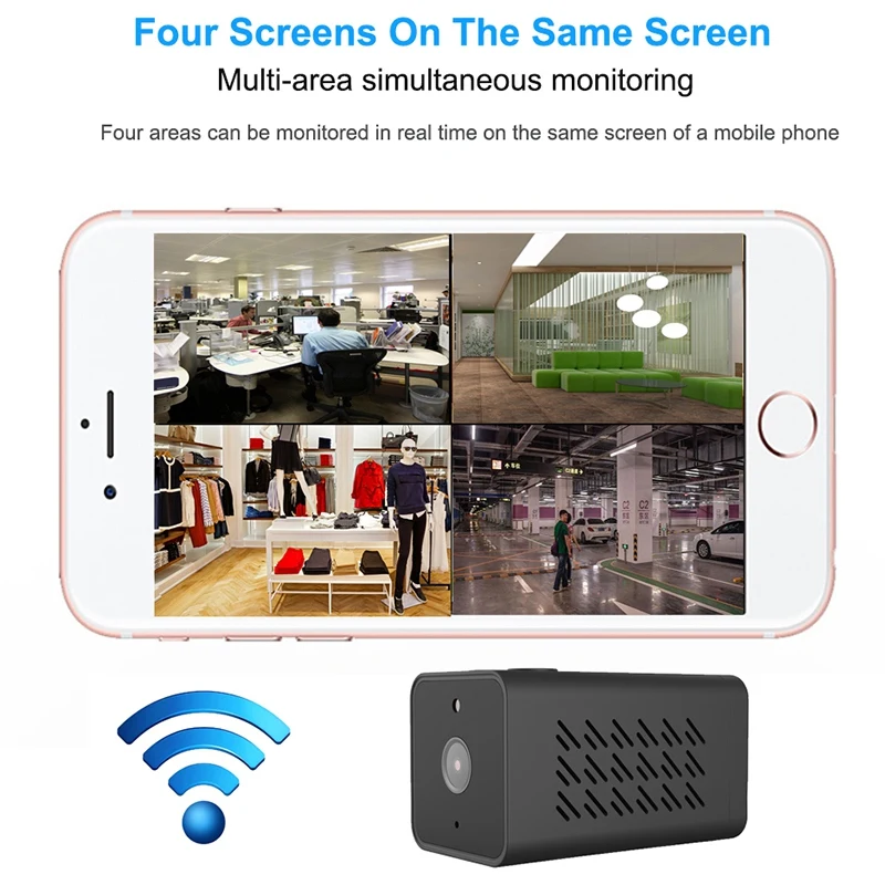 1080P HD WIFI Wireless Mini IP Camera 140 Degree View IR Night Vision Mini Camcorder Loop Video Recorder
1080P HD WIFI Wireless Mini IP Camera 140 Degree View IR Night Vision Mini Camcorder Loop Video Recorder
