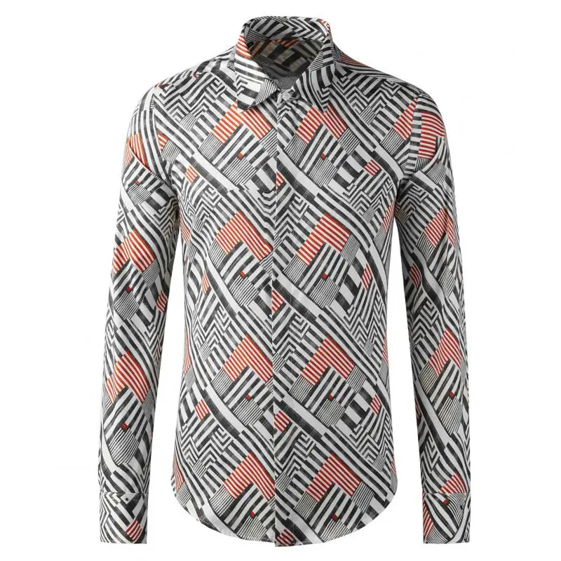 New 100% Cotton Male Shirts Luxury Long Sleeve Allover Printed Casual Mens Dress Shirts Plus Size 4xl Slim Fit Man Shirts
New 100% Cotton Male Shirts Luxury Long Sleeve Allover Printed Casual Mens Dress Shirts Plus Size 4xl Slim Fit Man Shirts