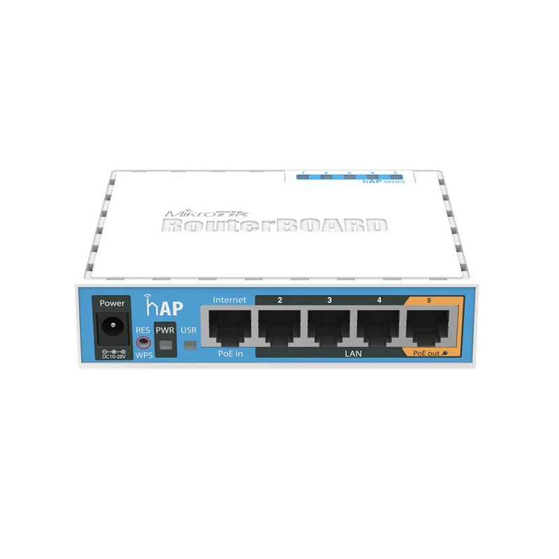 MikroTik RB951Ui-2nD 5-портовый мини-Wi-Fi роутер 2*2 MIMO 802.11n 2,4G 300 Мбит/с WiFi роутеры 1 * POE In, 5 * POE Out
MikroTik RB951Ui-2nD 5-портовый мини-Wi-Fi роутер 2*2 MIMO 802.11n 2,4G 300 Мбит/с WiFi роутеры 1 * POE In, 5 * POE Out