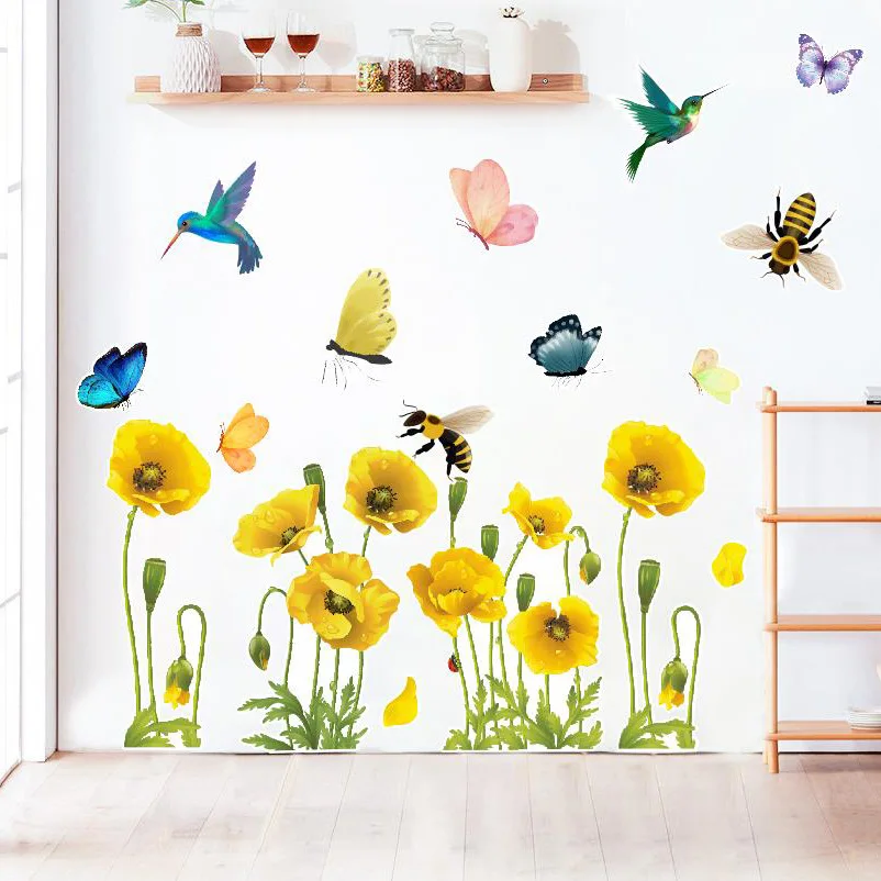 Flowers Birds Wall Sticker Living Room Door Home Decoration Aesthetic Mural Art Decals Self-adhesive Wallpaper
Flowers Birds Wall Sticker Living Room Door Home Decoration Aesthetic Mural Art Decals Self-adhesive Wallpaper