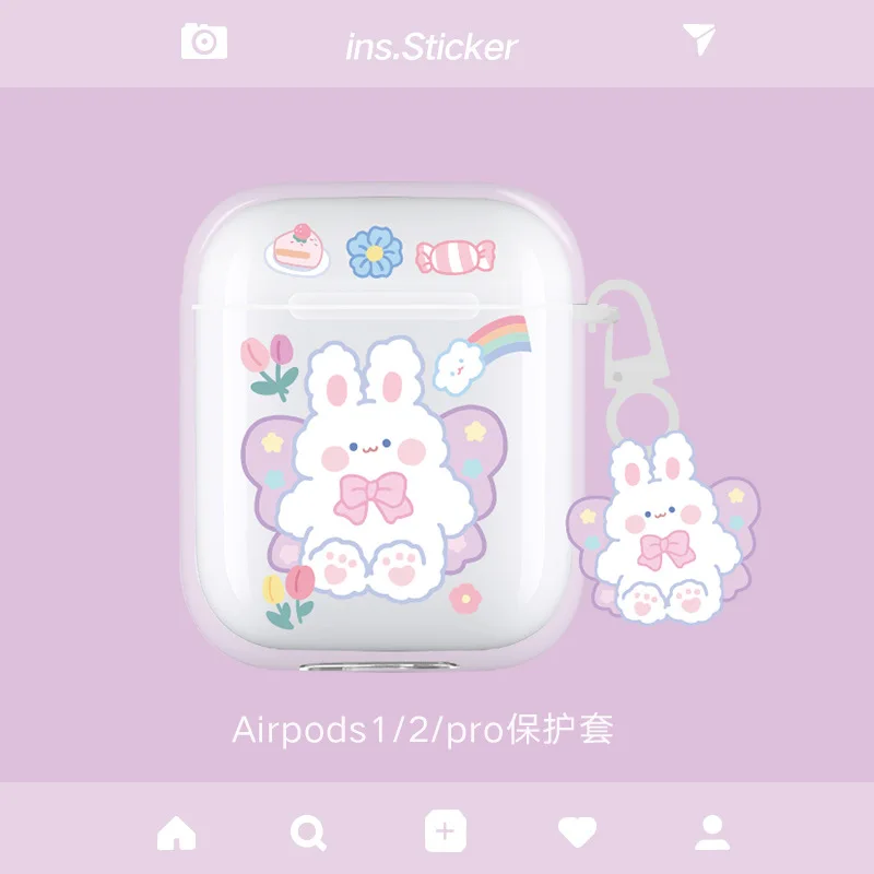 Cartoon Rabbit Pattern Protective Cover for Airpods 1 2 Case Wireless Bluetooth Headset Soft Silicone Shell for Airpods Pro
Cartoon Rabbit Pattern Protective Cover for Airpods 1 2 Case Wireless Bluetooth Headset Soft Silicone Shell for Airpods Pro