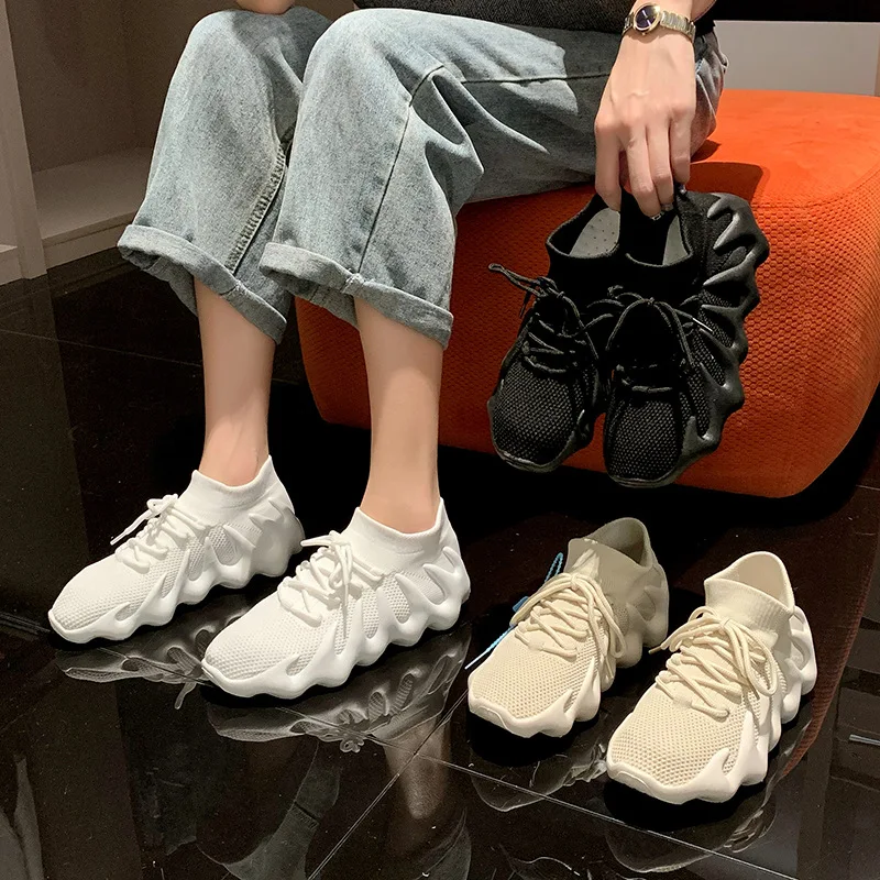 Platform Sports Soles Kawaii Woman Shoes Sneakers Tennis Female Breathable Set Of Feet Casual Footwear Woman Vulcanize Shoes
Platform Sports Soles Kawaii Woman Shoes Sneakers Tennis Female Breathable Set Of Feet Casual Footwear Woman Vulcanize Shoes