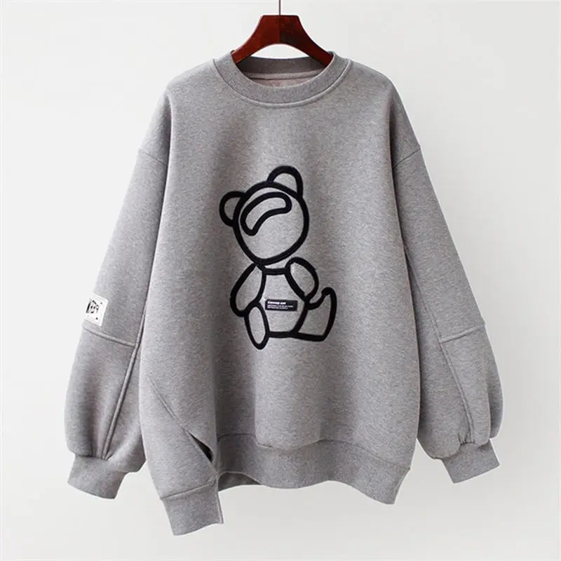 2022 Spring and Autumn New Jacket Pullover Long-sleeved Sweater Women's Harajuku Loose Bear Oversized Sweater Retro Harajuku
2022 Spring and Autumn New Jacket Pullover Long-sleeved Sweater Women's Harajuku Loose Bear Oversized Sweater Retro Harajuku