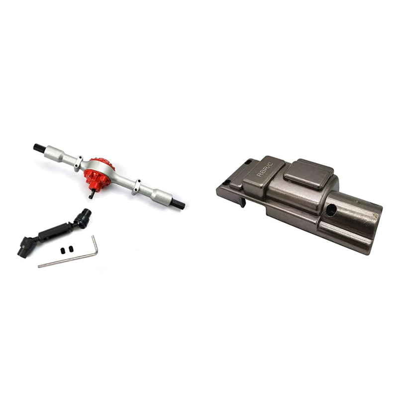 2 Set RC Car Part: 1 Set Metal Rear Bridge Axle with Steel Gear & 1 Set Metal Lower Chassis Armor Protector Skid Plate
2 Set RC Car Part: 1 Set Metal Rear Bridge Axle with Steel Gear & 1 Set Metal Lower Chassis Armor Protector Skid Plate