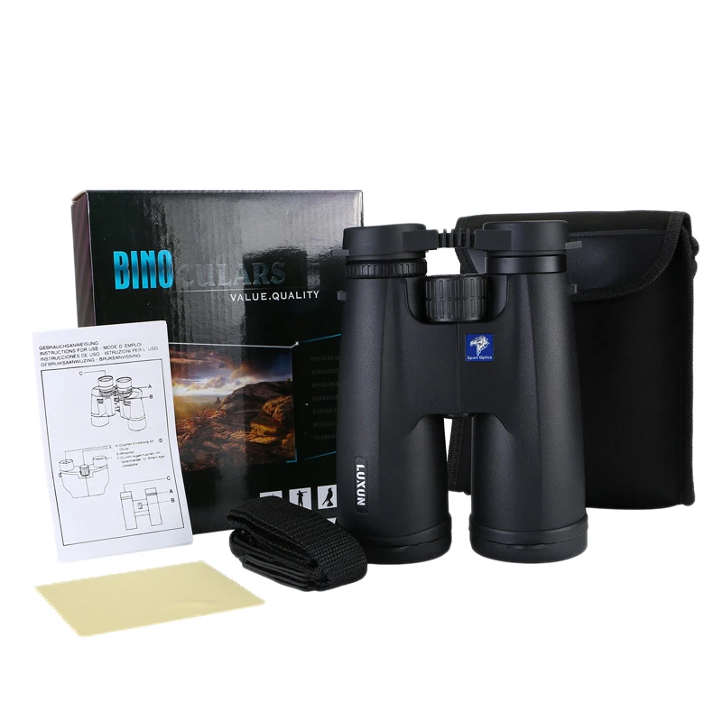 LUXUN Hd 12X50 бинокль Bak4 Призма Оптика Водонепроницаемый бинокль Отдых на природе охотничий телескоп
LUXUN Hd 12X50 бинокль Bak4 Призма Оптика Водонепроницаемый бинокль Отдых на природе охотничий телескоп