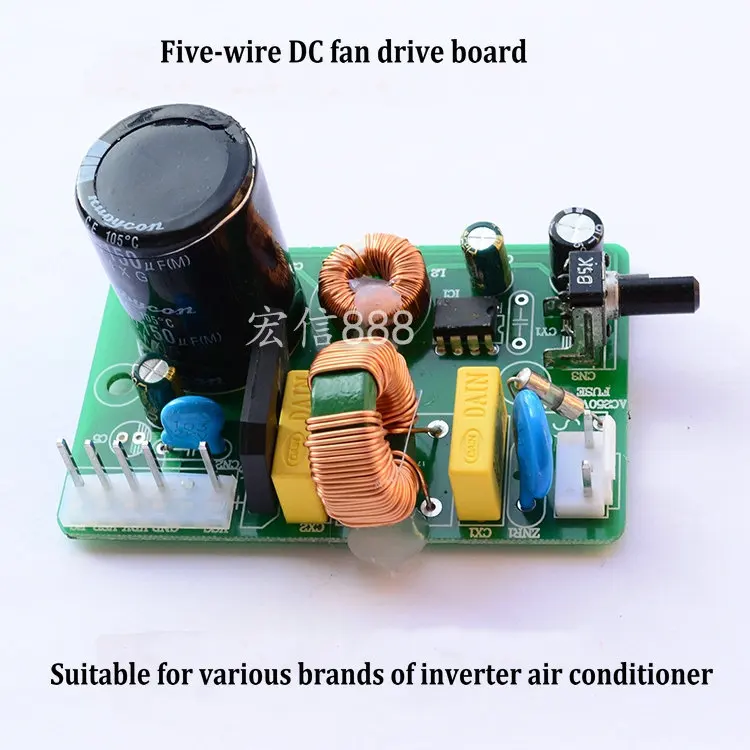 220V Five-wire Universal Internal Machine DC Fan Motor Drive Board Control Board for Inverter Air Conditioner
220V Five-wire Universal Internal Machine DC Fan Motor Drive Board Control Board for Inverter Air Conditioner