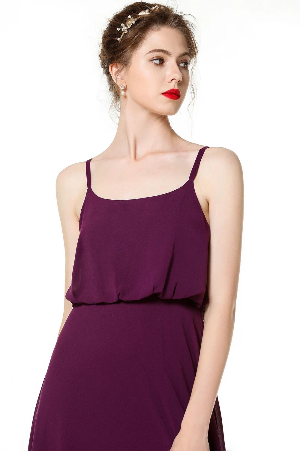 Misshow 1475 Evening Dress 2019 Grape Chiffon Long Evening Gown Spaghetti Strap Sexy Slit Formal Party Dress
Misshow 1475 Evening Dress 2019 Grape Chiffon Long Evening Gown Spaghetti Strap Sexy Slit Formal Party Dress