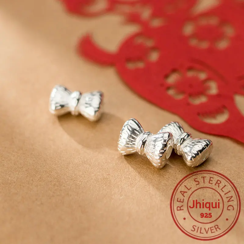 925 Sterling Silver Bowknot Spacer Beads for DIY Bracelet Necklace Loose Beads S925 Fine Jewelry Finding
925 Sterling Silver Bowknot Spacer Beads for DIY Bracelet Necklace Loose Beads S925 Fine Jewelry Finding