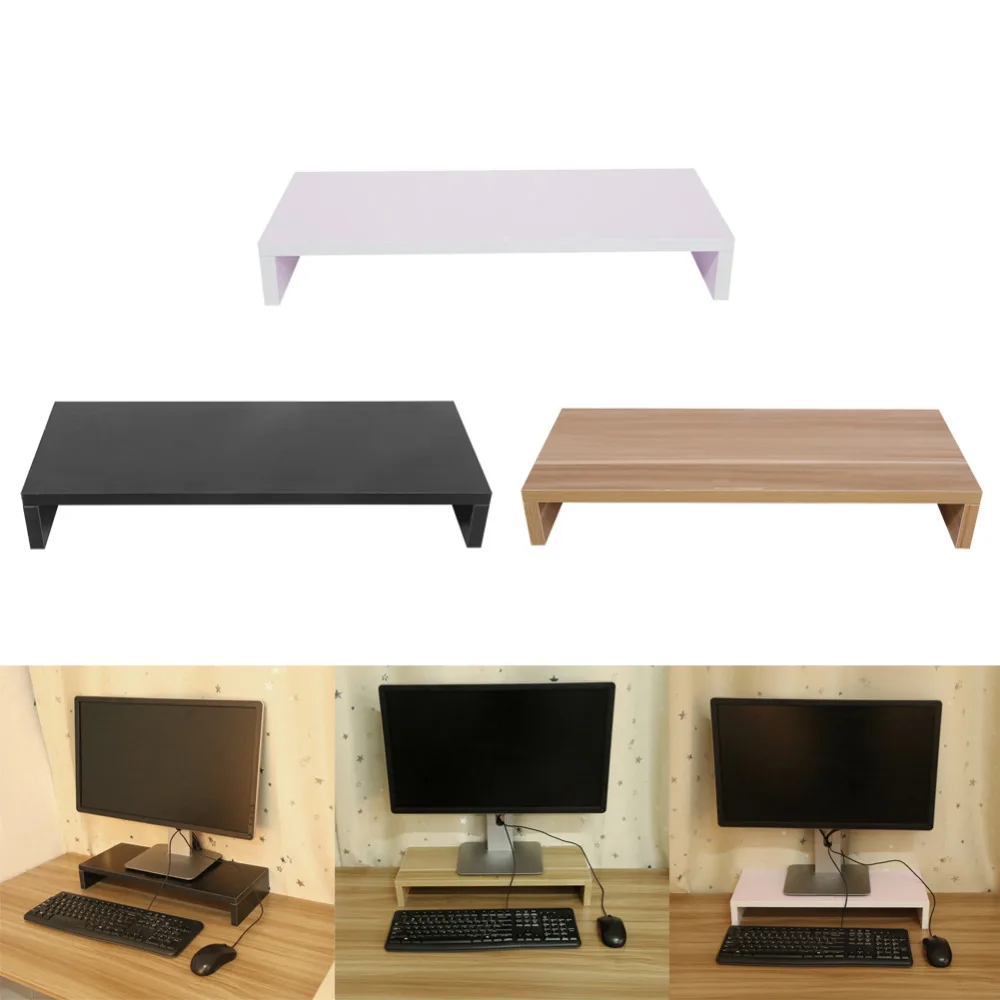 Wooden Monitor Stand Table Reduce Eye Neck Strain Laptop Desk PC LCD Monitor Riser Desktop Organizer Display TV stand Furniture 
Wooden Monitor Stand Table Reduce Eye Neck Strain Laptop Desk PC LCD Monitor Riser Desktop Organizer Display TV stand Furniture