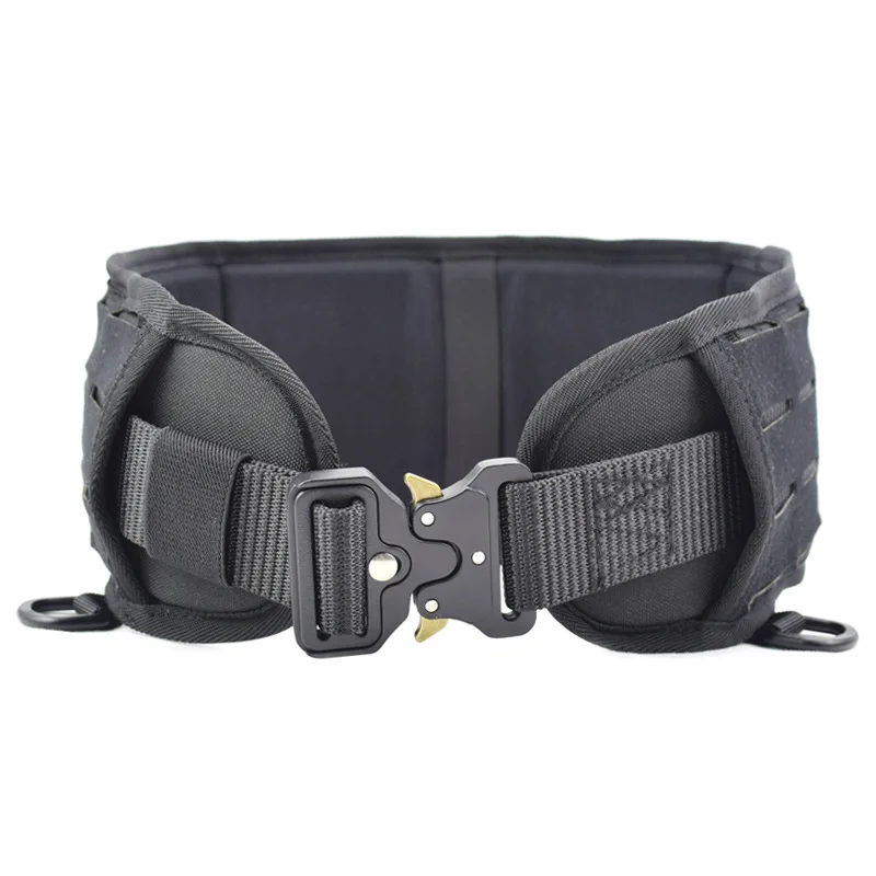

Army Military Tactical Molle Belt Men Padded Waist Support Airsoft Waist Belts Combat Girdle Outdoor Training Hunting Waistband