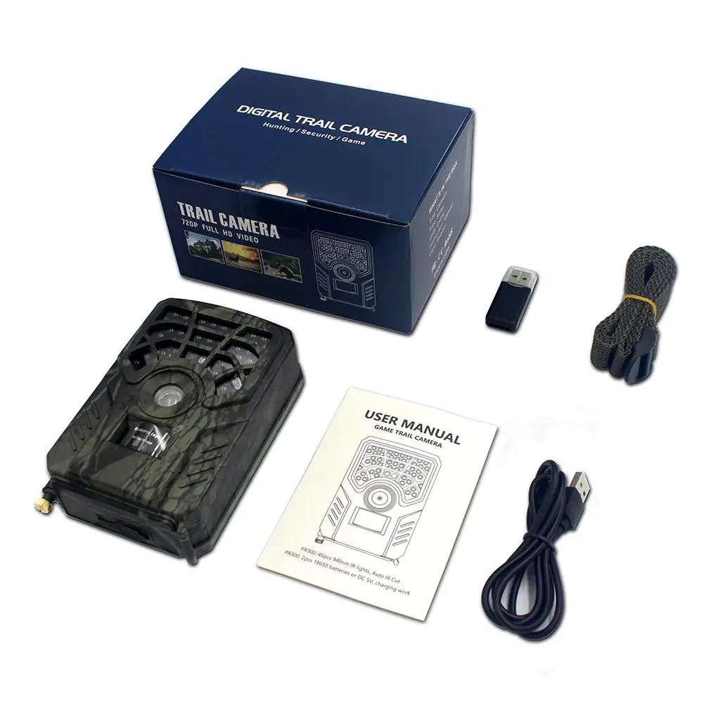 Trail Camera 720P PR300C Wildcamera Wild Surveillance Professional Night Version Wildlife Scouting Cameras Photo Traps Track
Trail Camera 720P PR300C Wildcamera Wild Surveillance Professional Night Version Wildlife Scouting Cameras Photo Traps Track
