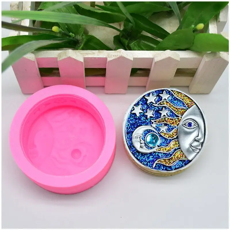 Moon Sun Star Soap Mold Flexible Silicone Fairy Candy Chocolate Cake Resin Mold Epoxy mold 
Moon Sun Star Soap Mold Flexible Silicone Fairy Candy Chocolate Cake Resin Mold Epoxy mold