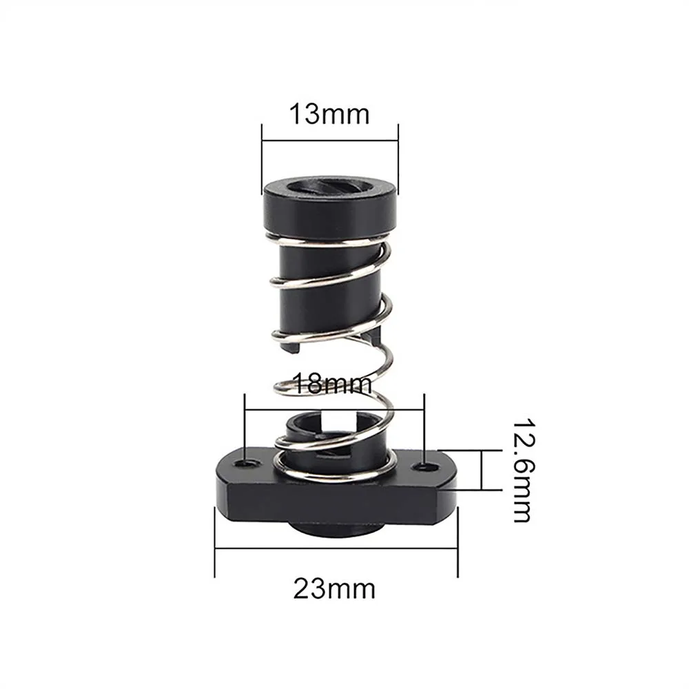 Anti Backlash Spring Loaded Nut Elimination Gap Nut T8 POM for 3D Printer Accessories
Anti Backlash Spring Loaded Nut Elimination Gap Nut T8 POM for 3D Printer Accessories
