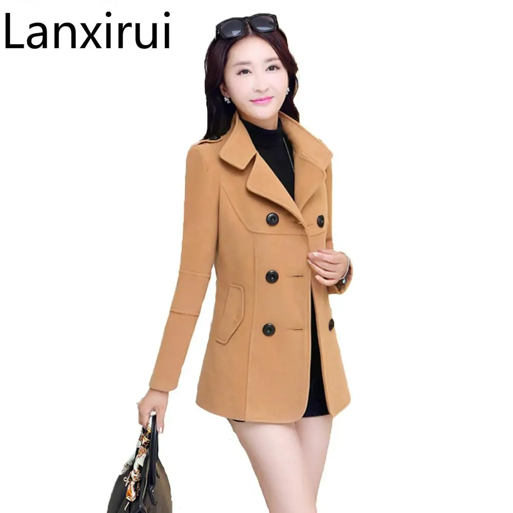 Women's Winter Jackets And Coats Elegant Warm Women Woolen Coat Spring Outwear Women Wool Coat Jacket
Women's Winter Jackets And Coats Elegant Warm Women Woolen Coat Spring Outwear Women Wool Coat Jacket