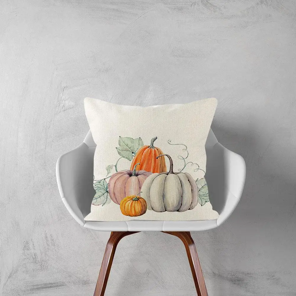 Happy Thanksgiving Cushion Cover 45x45 Autumn Pumpkin Decorative Throw Pillows Cotton Linen Sofa Cushions Maple Leaf Pillowcase
Happy Thanksgiving Cushion Cover 45x45 Autumn Pumpkin Decorative Throw Pillows Cotton Linen Sofa Cushions Maple Leaf Pillowcase