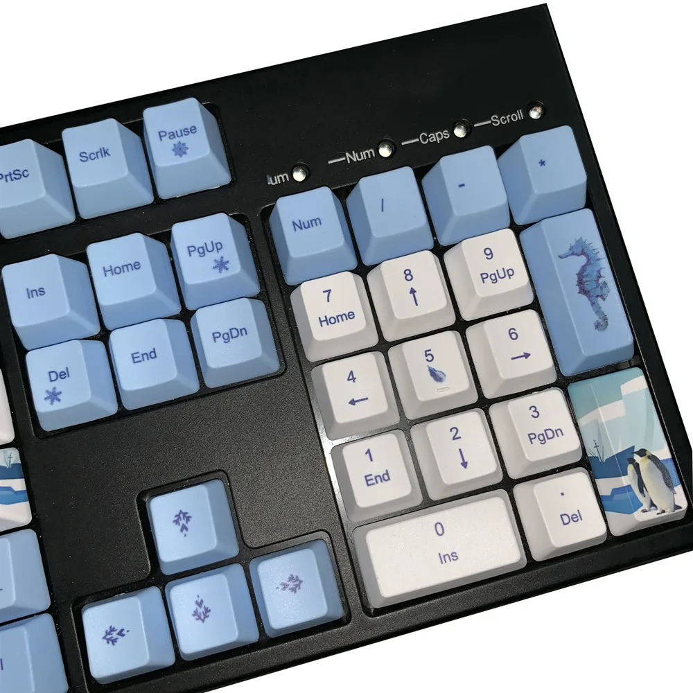 104 Keys GK64 Penguin Keycaps PBT Hot Sublimation OEM Profile Personalized Key Cap for Mechanical Keyboard GH60 MX Switches
104 Keys GK64 Penguin Keycaps PBT Hot Sublimation OEM Profile Personalized Key Cap for Mechanical Keyboard GH60 MX Switches
