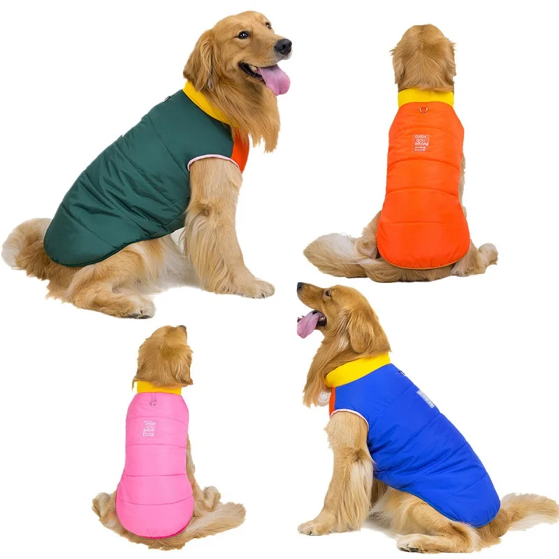 Waterproof Large Dog Clothes Winter big dog Vest Warm Comfortable cotton Pet Coat Dog Jacket Clothing wear For Medium Large Dogs
Waterproof Large Dog Clothes Winter big dog Vest Warm Comfortable cotton Pet Coat Dog Jacket Clothing wear For Medium Large Dogs