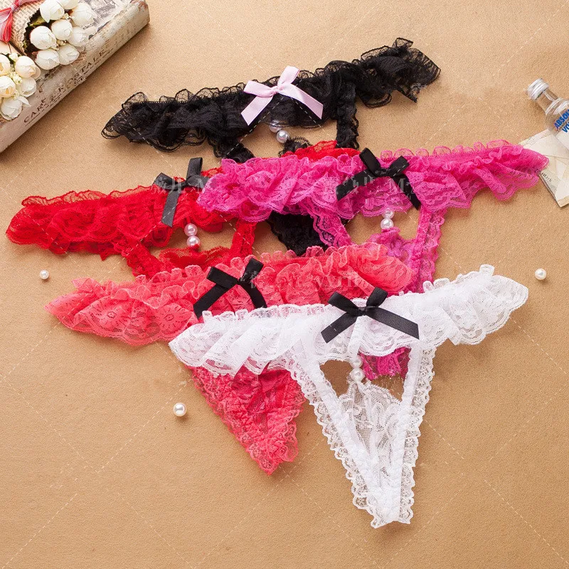 Underwear Lace Women Thongs And G Strings Sexy Pearl Tanga Women Sexy Panties Lingerie T-Back
Underwear Lace Women Thongs And G Strings Sexy Pearl Tanga Women Sexy Panties Lingerie T-Back