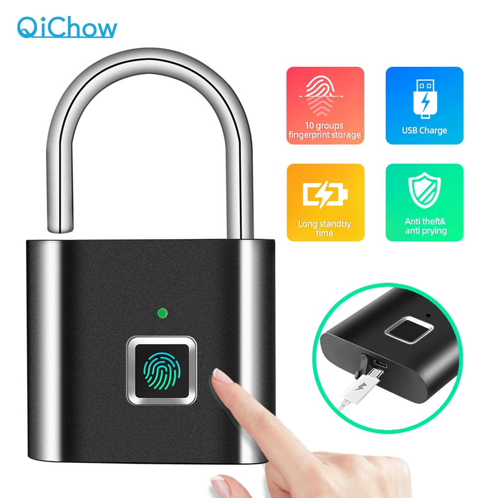 Golden Security Door Lock Smart Keyless USB Rechargeable Fingerprint Padlock For Locker Sports School Zinc alloy Metal App Lock
Golden Security Door Lock Smart Keyless USB Rechargeable Fingerprint Padlock For Locker Sports School Zinc alloy Metal App Lock