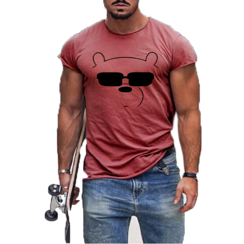 New Men's T-Shirt Casual Fashion Breathable Hot Selling Hip-Hop Glasses Xiong Ming Printing Loose Plus Size Shirt S-3XL
New Men's T-Shirt Casual Fashion Breathable Hot Selling Hip-Hop Glasses Xiong Ming Printing Loose Plus Size Shirt S-3XL