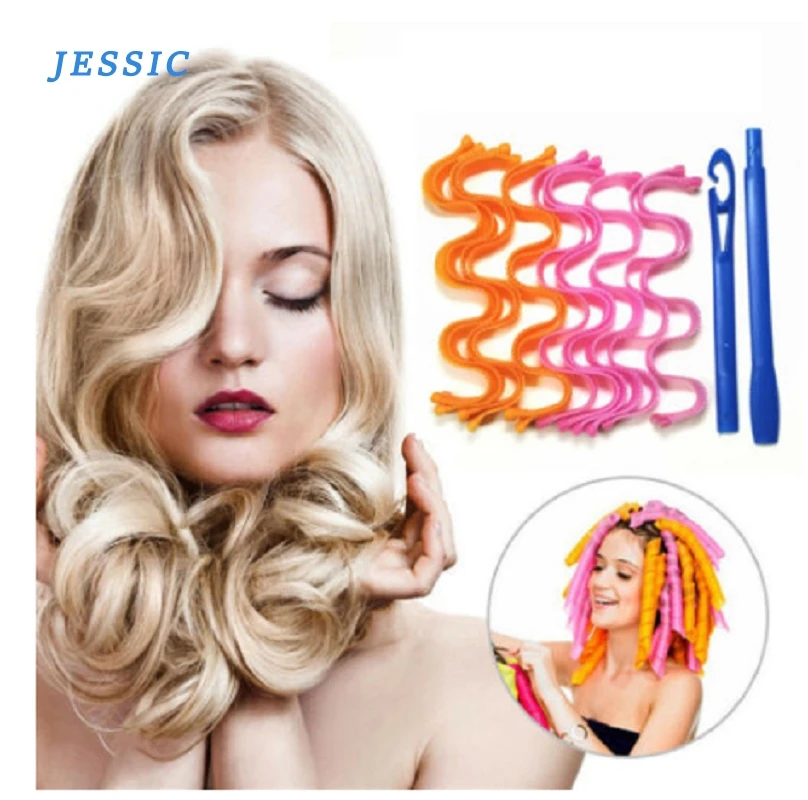 JESSIC Hot Wave Long Hair Curlers Curl Leverage Rollers Spiral Ringlets Hairdressing Tool Dropshipping
JESSIC Hot Wave Long Hair Curlers Curl Leverage Rollers Spiral Ringlets Hairdressing Tool Dropshipping