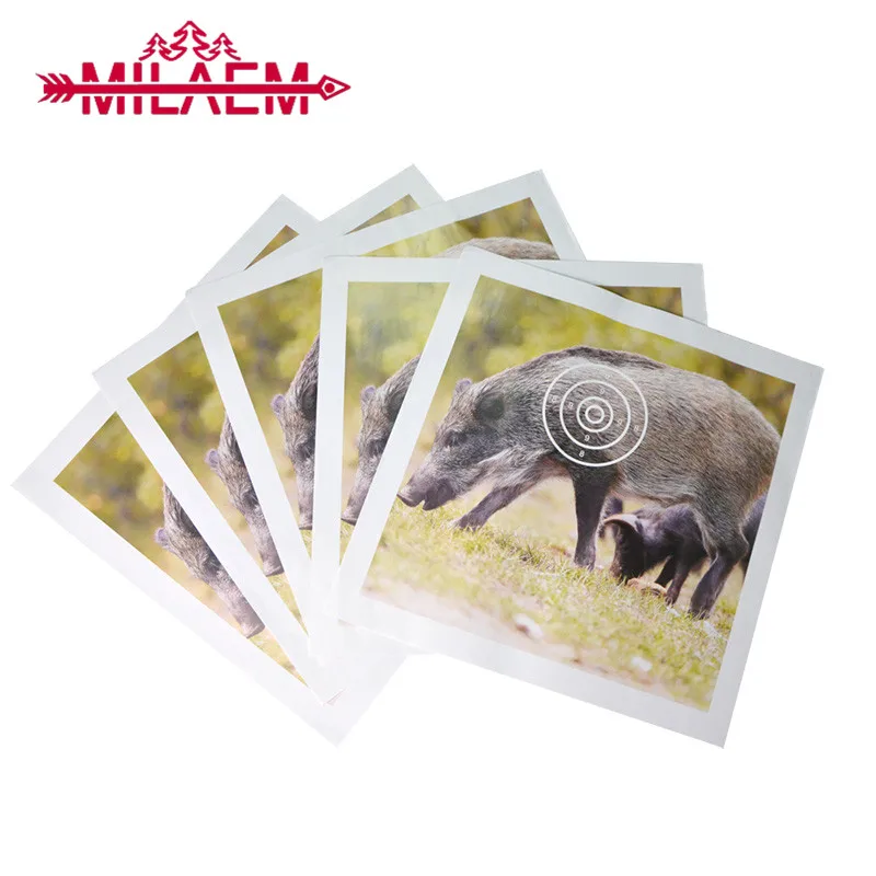 15 Pcs/lot 38*38 cm Archery Target Paper Wild Boar Bow And Arrow Shooting Kit For Outdoor Training Hunting Accessories
15 Pcs/lot 38*38 cm Archery Target Paper Wild Boar Bow And Arrow Shooting Kit For Outdoor Training Hunting Accessories