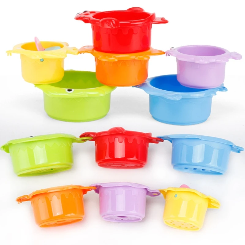 H3CD Shower Toys for Kids Gifts Swimming Pool/Bathtub Accompany Supplies Rotatable Baby Bath Set Toys Stacked Colorful Cups
H3CD Shower Toys for Kids Gifts Swimming Pool/Bathtub Accompany Supplies Rotatable Baby Bath Set Toys Stacked Colorful Cups