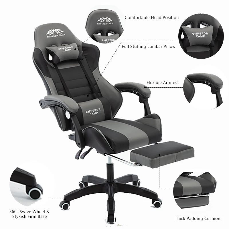 Professional Computer Chair LOL Internet Cafe Sports Racing WCG Play Game Comfortable Office | Мебель