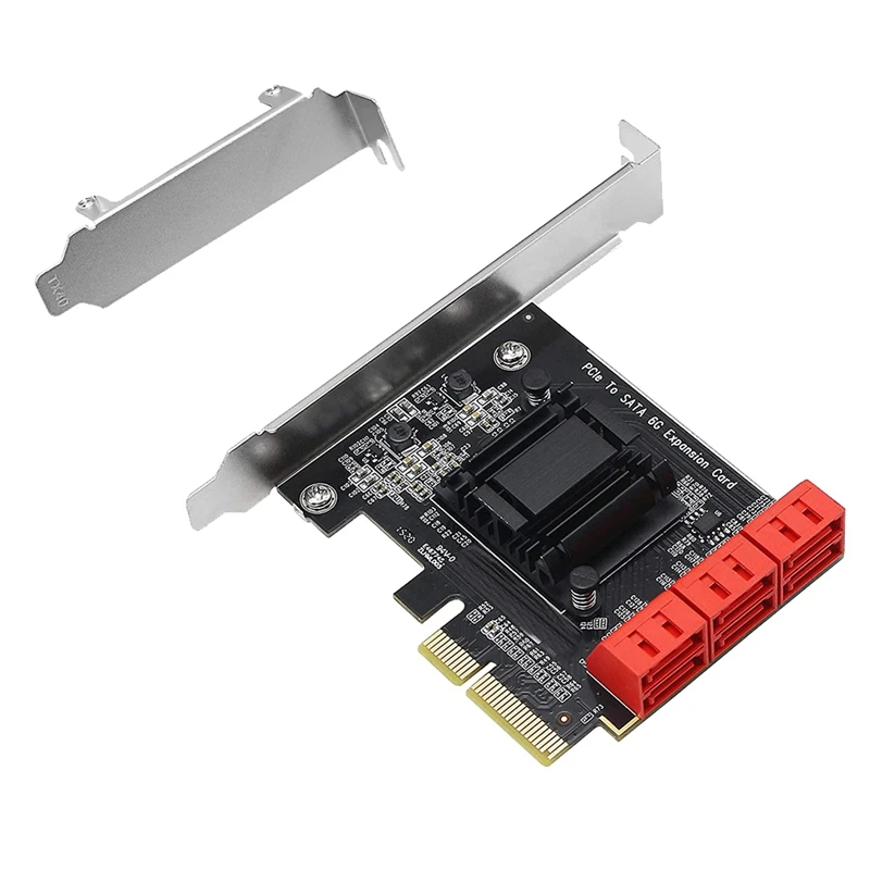 PCIE X4 to 6 SATA 3.0 Extend Adapter Card,for System Disk Boot, Support RAID1, AHCI,SPAN,RAIDO4 Modes
PCIE X4 to 6 SATA 3.0 Extend Adapter Card,for System Disk Boot, Support RAID1, AHCI,SPAN,RAIDO4 Modes