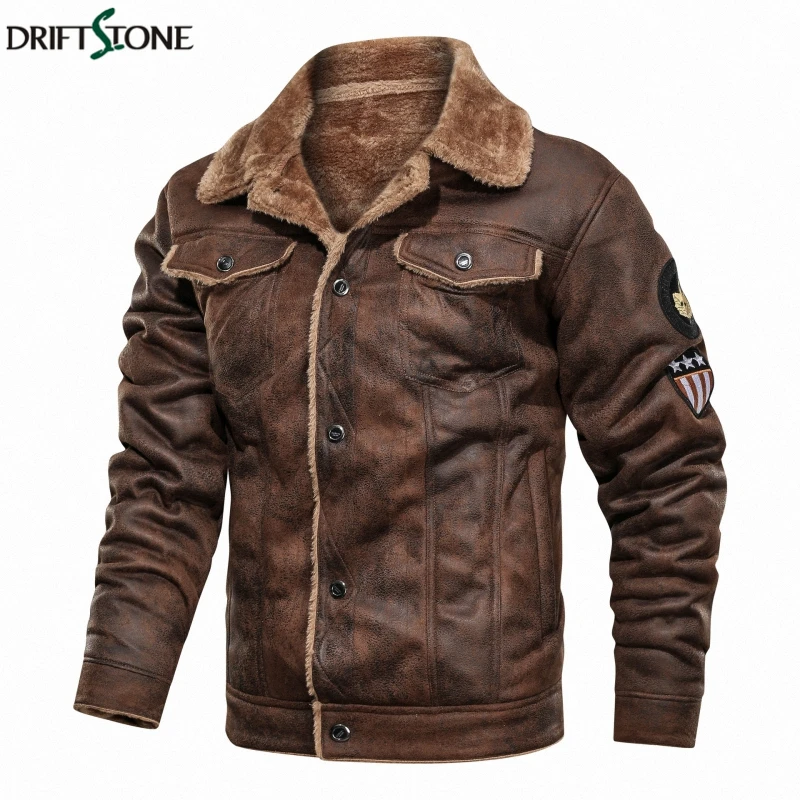 Mens PU Leather Jackets Military Fashion Motorcycle Coats Stand Collar Zipper Pockets Male Vintage Biker Faux Leather Outerwear
Mens PU Leather Jackets Military Fashion Motorcycle Coats Stand Collar Zipper Pockets Male Vintage Biker Faux Leather Outerwear
