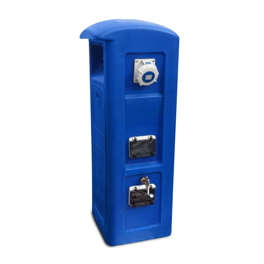 Best marine accessories Popular High quality Marina plastic dock power pedestal aluminum or steel material make in China 
Best marine accessories Popular High quality Marina plastic dock power pedestal aluminum or steel material make in China