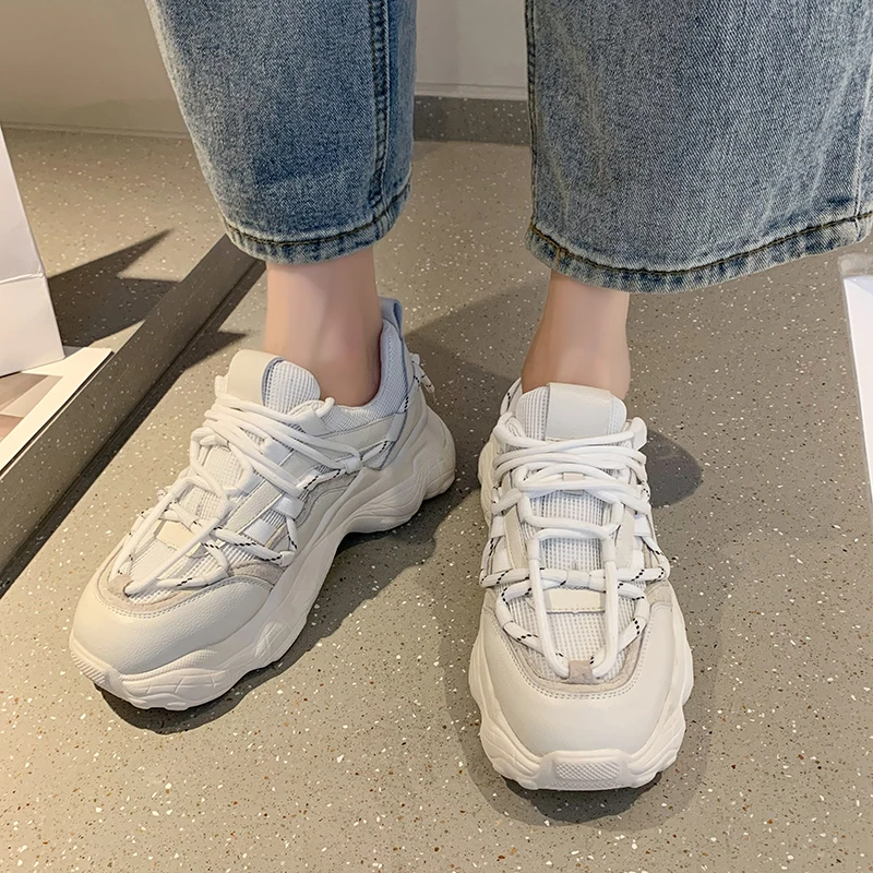 Platform Sneakers Women Vulcanized Shoes Casual Dad Shoes Light Thick Sole Sneakers Women Chunky Trainers Black Beige
Platform Sneakers Women Vulcanized Shoes Casual Dad Shoes Light Thick Sole Sneakers Women Chunky Trainers Black Beige