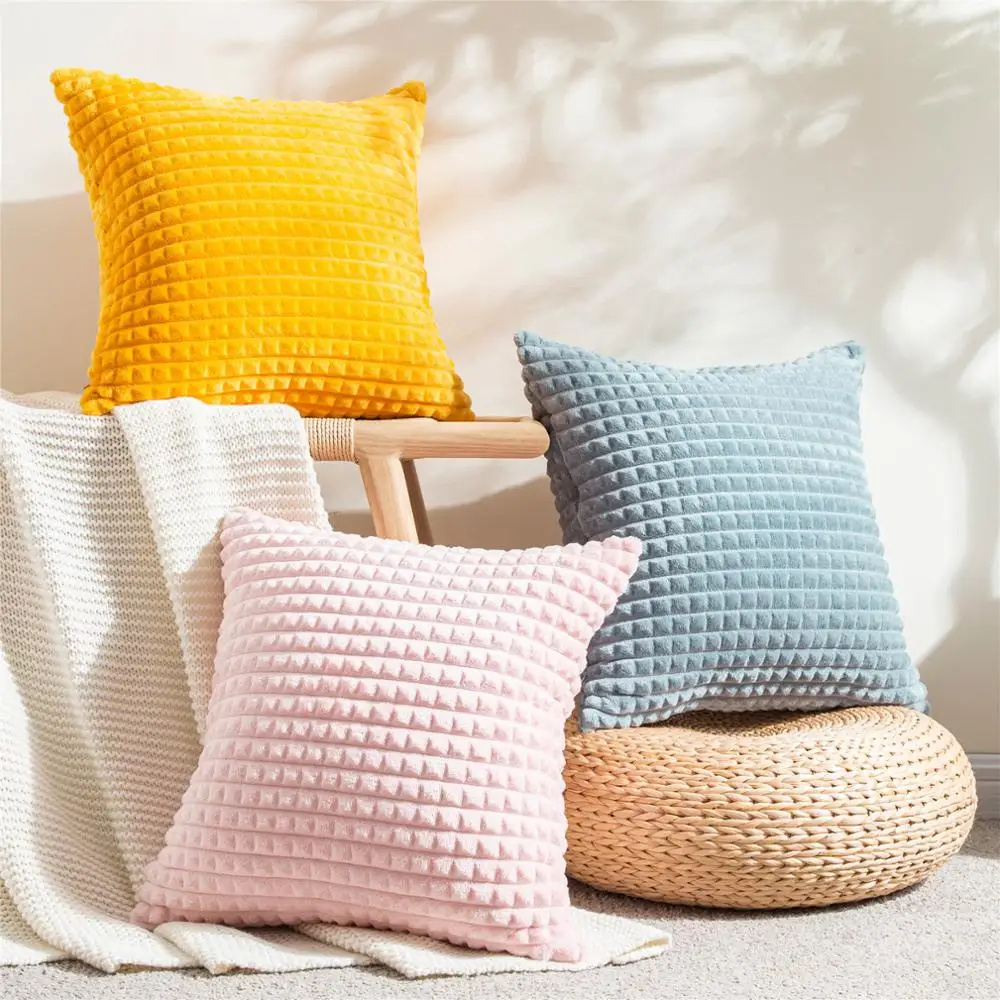 Flannel Cushion Cover 40*40 Solid Color Throw Pillow Cases 45x45cm Square Home Gray Decoration Cushions for Living Room Bedroom
Flannel Cushion Cover 40*40 Solid Color Throw Pillow Cases 45x45cm Square Home Gray Decoration Cushions for Living Room Bedroom