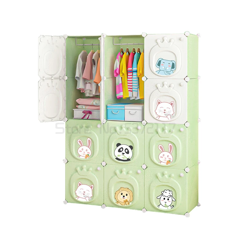 Children's wardrobe simple plastic baby home bedroom baby hanging small wardrobe rental room storage cabinet
Children's wardrobe simple plastic baby home bedroom baby hanging small wardrobe rental room storage cabinet