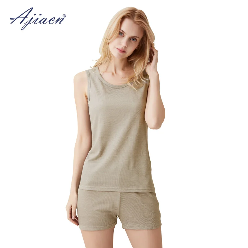 Anti-electromagnetic radiation female vest and boyshort Electrical appliances EMF shielding 34.2% silver fiber underwear sets
Anti-electromagnetic radiation female vest and boyshort Electrical appliances EMF shielding 34.2% silver fiber underwear sets