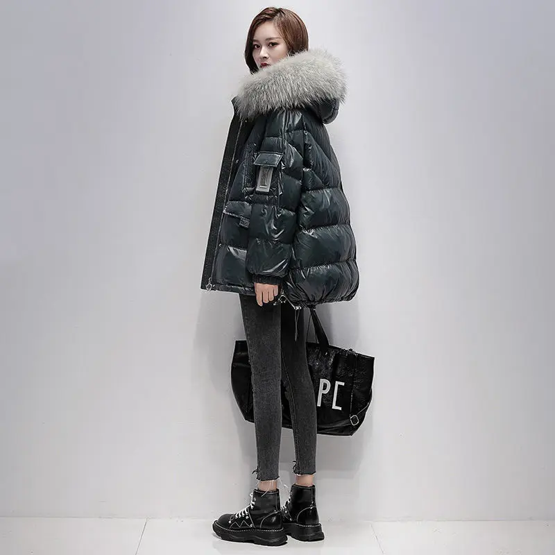 Women Fashion Turn Down Collar Coats Female Elegant Pockets Autumn Warm h Jackets Ladies White Duck Down Long Coats Q196
Women Fashion Turn Down Collar Coats Female Elegant Pockets Autumn Warm h Jackets Ladies White Duck Down Long Coats Q196