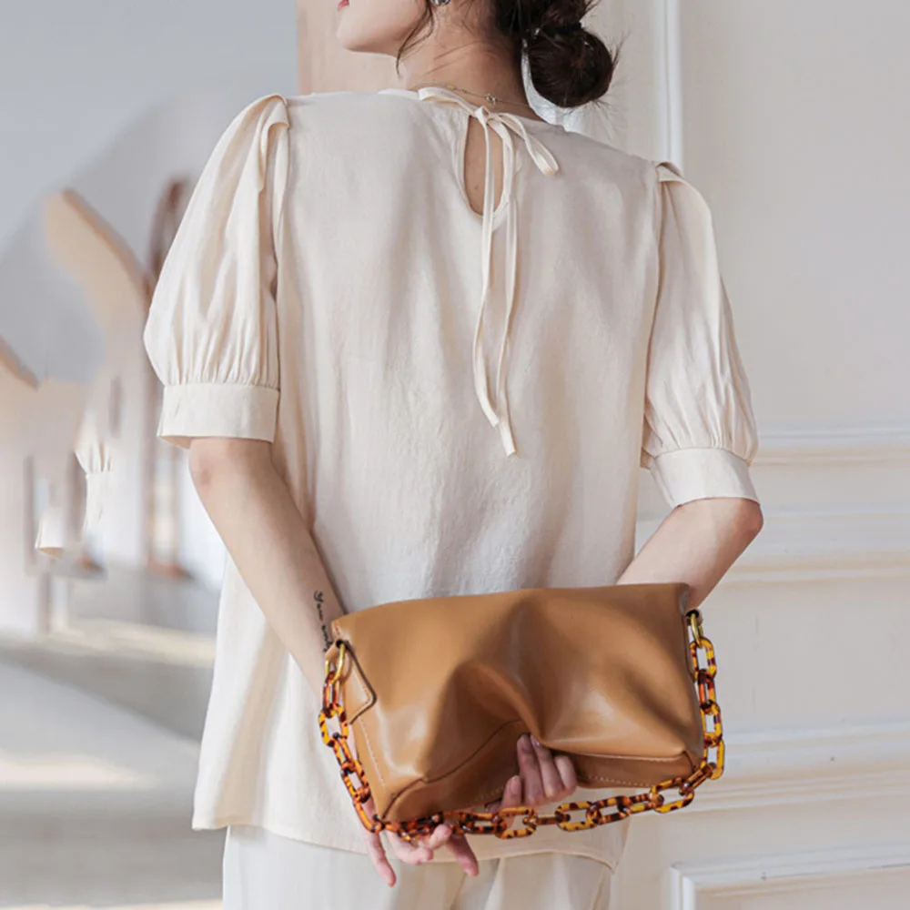 Solid Color Lace Patchwork O Neck Puff Sleeve Blouse Women Simple Lady Office Shirt Minimalist Korean Japan Style Tops Summer
Solid Color Lace Patchwork O Neck Puff Sleeve Blouse Women Simple Lady Office Shirt Minimalist Korean Japan Style Tops Summer