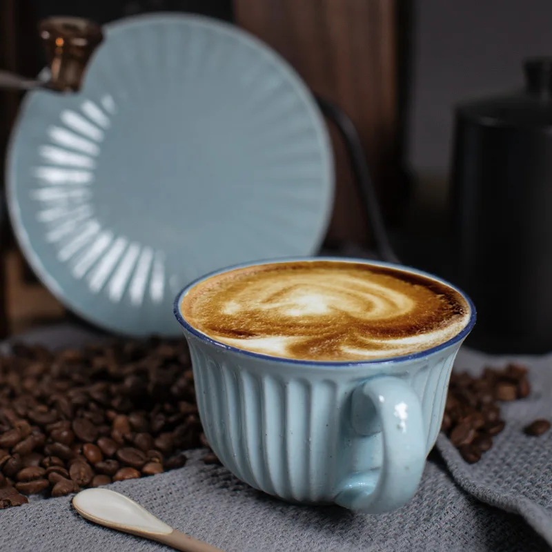 M Tumbler Water Glass Cup Hand-made Coffee Cups Breakfast Milk Mug Retro Ceramic Mugs Saucer Set European Flower Shot Glasses
M Tumbler Water Glass Cup Hand-made Coffee Cups Breakfast Milk Mug Retro Ceramic Mugs Saucer Set European Flower Shot Glasses