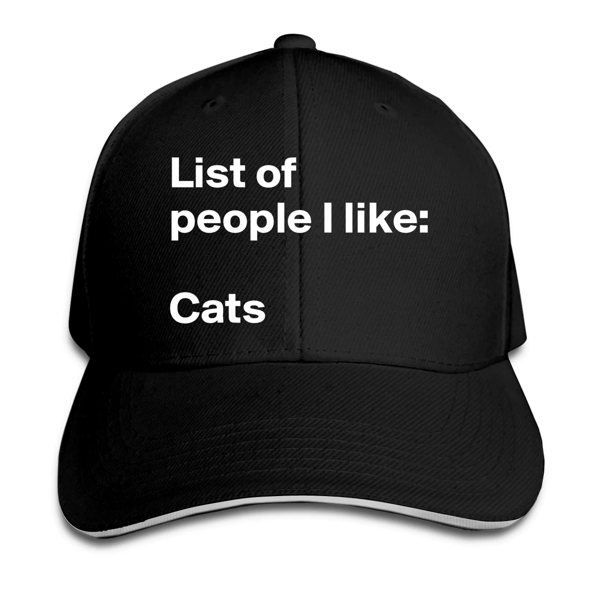I Like Cats Hat Baseball Cap for Men Women Fashion Adjustable Sun Hat