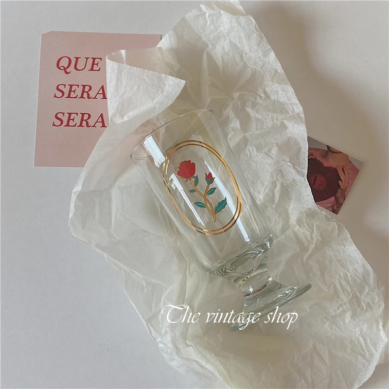 Flower Round Glass Cup Transparent Korean Minimalist Retro Glass Cup Modern Modern Kubek Do Kawy Household Products BL50BL
Flower Round Glass Cup Transparent Korean Minimalist Retro Glass Cup Modern Modern Kubek Do Kawy Household Products BL50BL