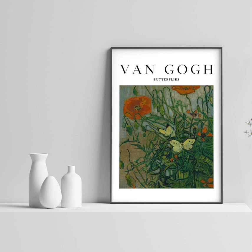 HD Print Butterflies Canvas Painting Wall Art Van Gogh Exhibition Poster Nordic Home Decor For Living Room Flower Pictures Frame
HD Print Butterflies Canvas Painting Wall Art Van Gogh Exhibition Poster Nordic Home Decor For Living Room Flower Pictures Frame