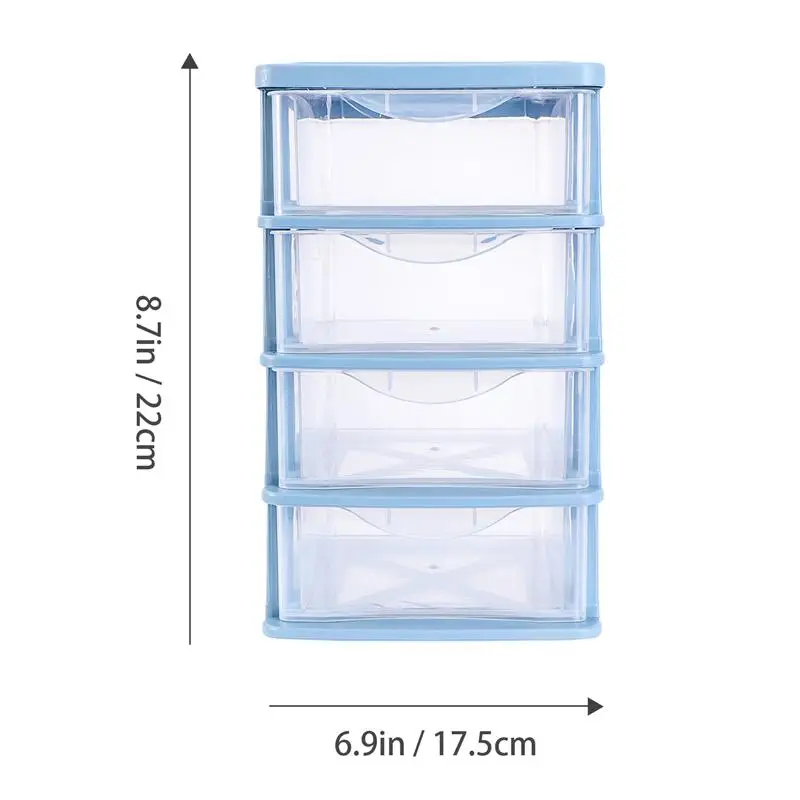 4-layer Desktop Storage Box Drawer Type Sundries Holder Transparent Cosmetic Box Desktop Makeup Jewelry Organizer Box
4-layer Desktop Storage Box Drawer Type Sundries Holder Transparent Cosmetic Box Desktop Makeup Jewelry Organizer Box