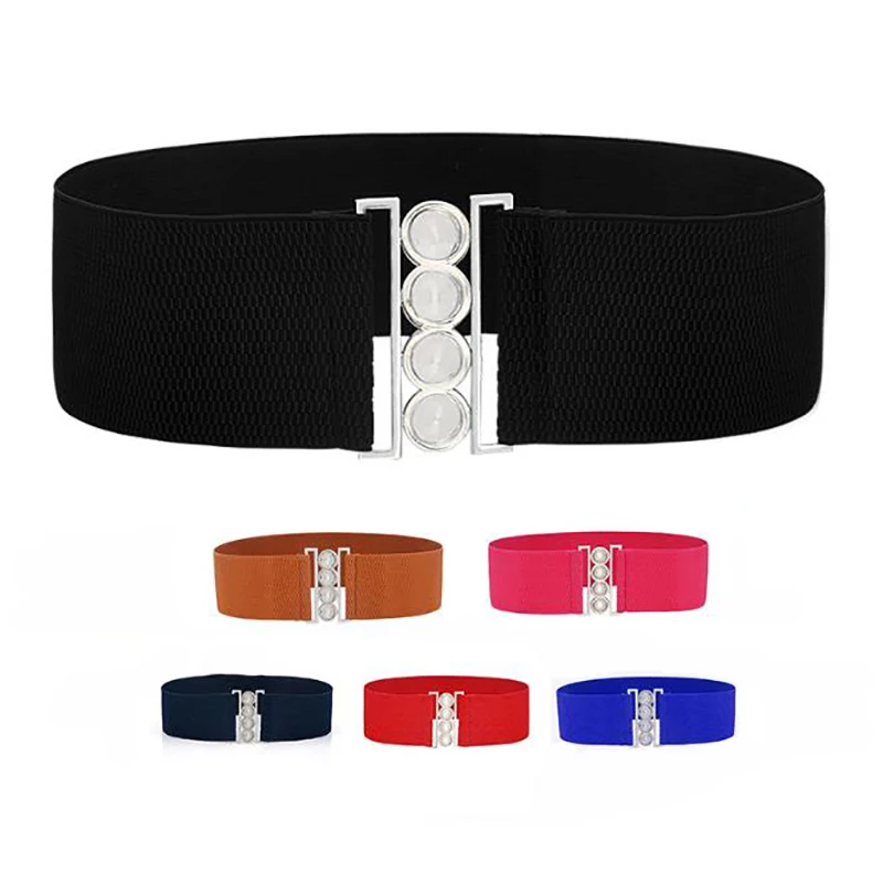 2023 Women Wide Elastic Waist Belt Dress Belt Accessories Stretch Elastic Wide Corset Waist Metal Buckle
2023 Women Wide Elastic Waist Belt Dress Belt Accessories Stretch Elastic Wide Corset Waist Metal Buckle