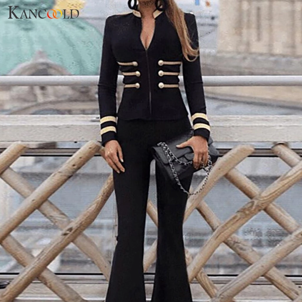 KANCOOLD Женское пальто с длинным рукавом в английском стиле роскошное на пуговицах