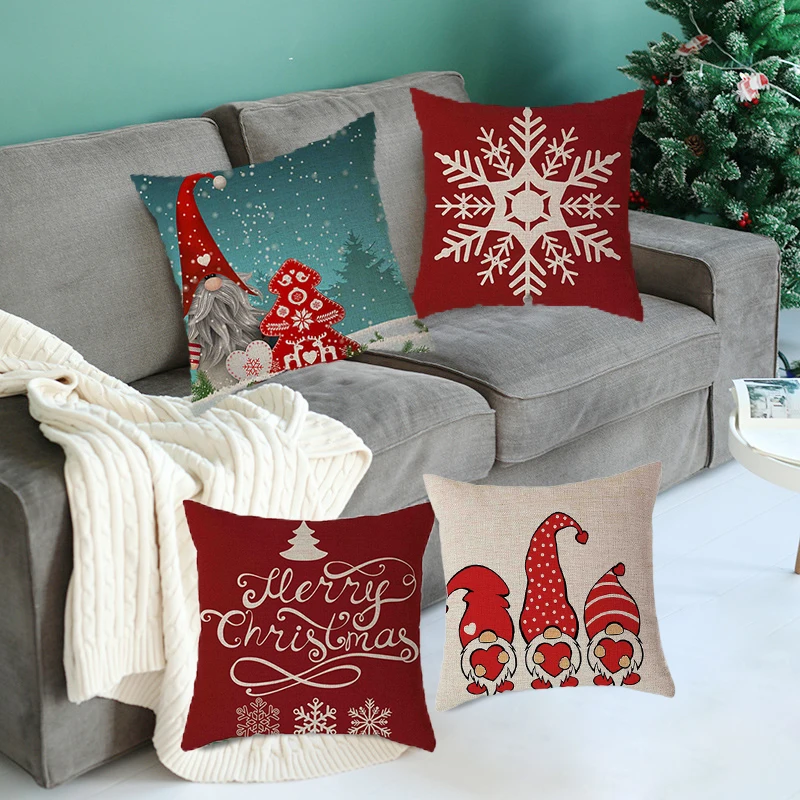 1PC Santa Claus Pillowcase Red Square Cushion Cover Christmas Decoration Classic Fashion Car Home Office Sofa Living Room Supply
1PC Santa Claus Pillowcase Red Square Cushion Cover Christmas Decoration Classic Fashion Car Home Office Sofa Living Room Supply