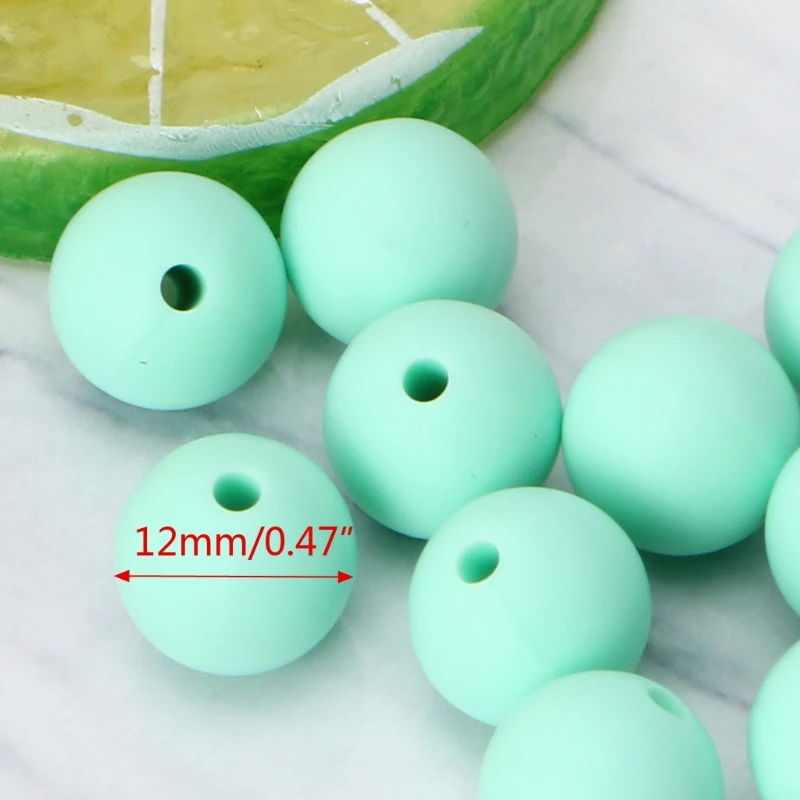 10PC Silicone Teething Beads Marble Metallic Round Baby Teether Bead DIY Baby Chew Silicone Teethers Necklace Baby Care
10PC Silicone Teething Beads Marble Metallic Round Baby Teether Bead DIY Baby Chew Silicone Teethers Necklace Baby Care