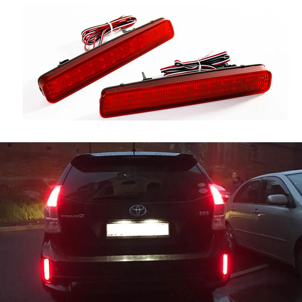 2PC LED Rear Bumper Reflector Light For Toyota Noah Voxy 80 Tail Brake Light For Pruis 40 Series 2011-2015 Fog Warning Stop Lamp
2PC LED Rear Bumper Reflector Light For Toyota Noah Voxy 80 Tail Brake Light For Pruis 40 Series 2011-2015 Fog Warning Stop Lamp